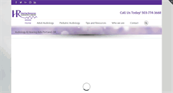 Desktop Screenshot of hearingresources.com